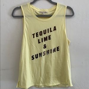 Tequila lime & sunshine tank top